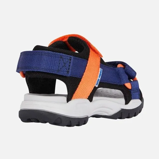 Geox - Borealis Sandal - Navy/Orange