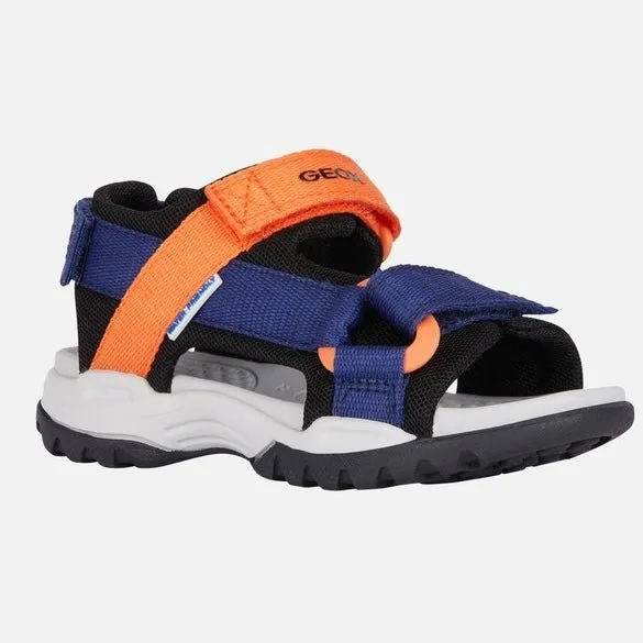 Geox - Borealis Sandal - Navy/Orange