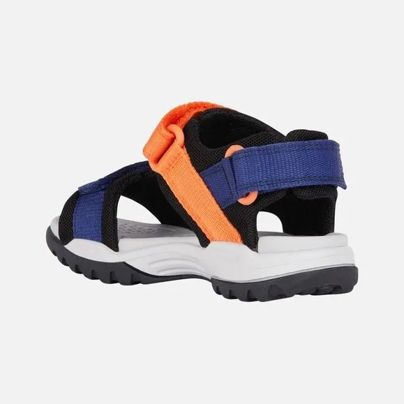 Geox - Borealis Sandal - Navy/Orange