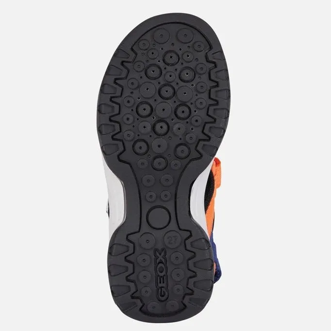 Geox - Borealis Sandal - Navy/Orange