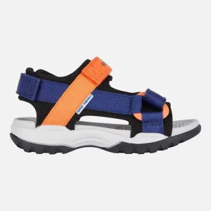Geox - Borealis Sandal - Navy/Orange
