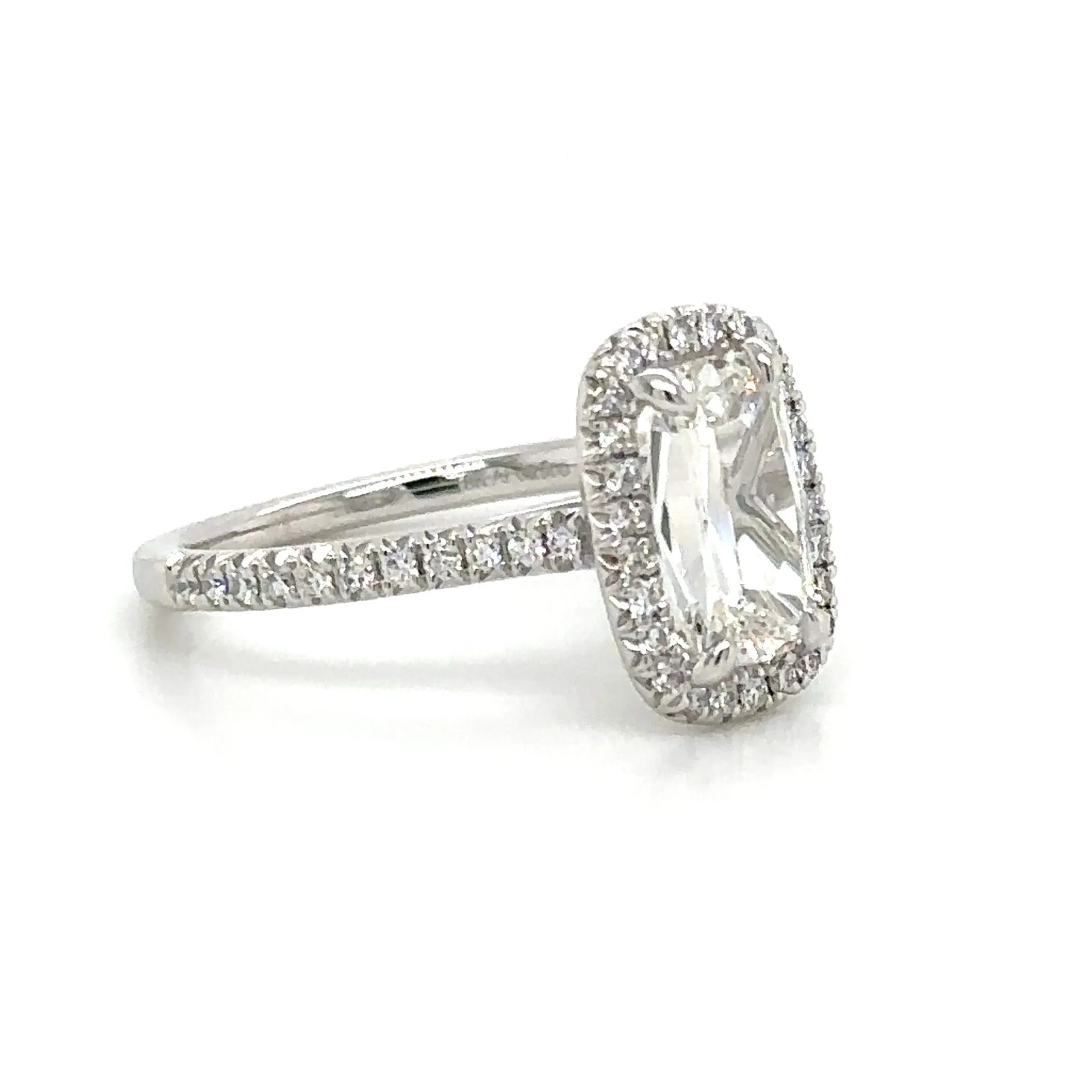 GIA Certified 1.82carat Henri Daussi Cushion-cut Engagement Anniversary Ring