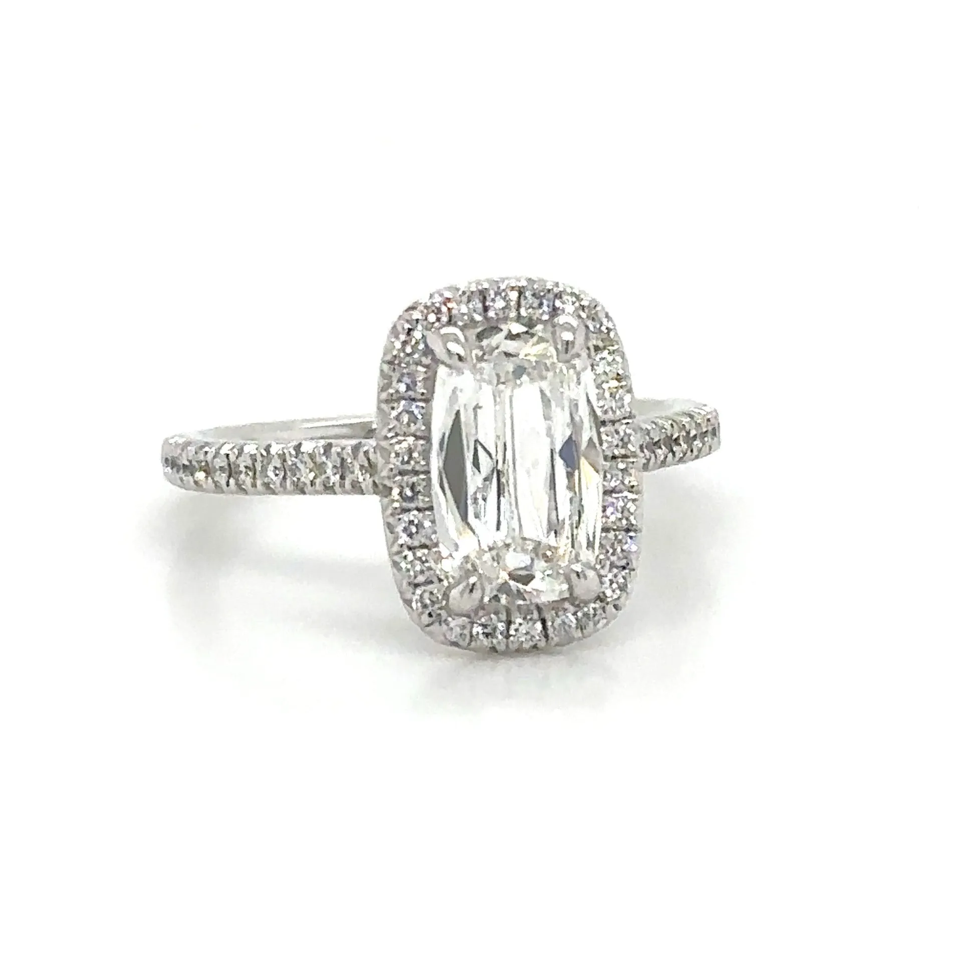 GIA Certified 1.82carat Henri Daussi Cushion-cut Engagement Anniversary Ring