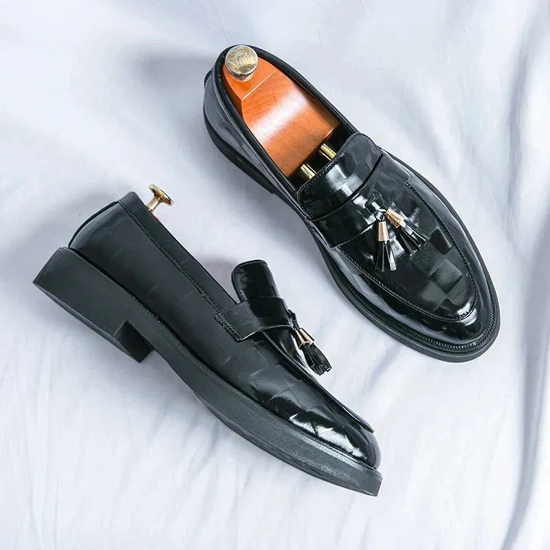 Giovanni Signature Leather Loafers