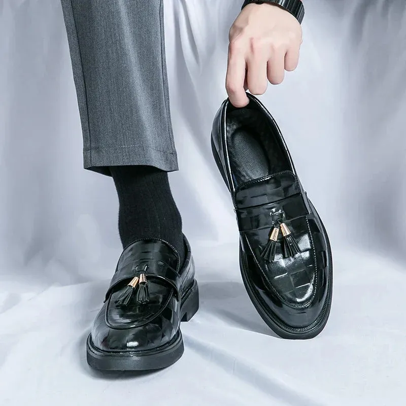 Giovanni Signature Leather Loafers