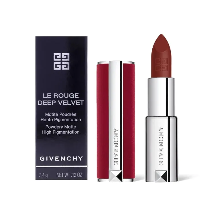 Givenchy - Le Rouge Deep Velvet - Matité Poudrée Haute Pigmentation - Powdery Matte High Pigmentation