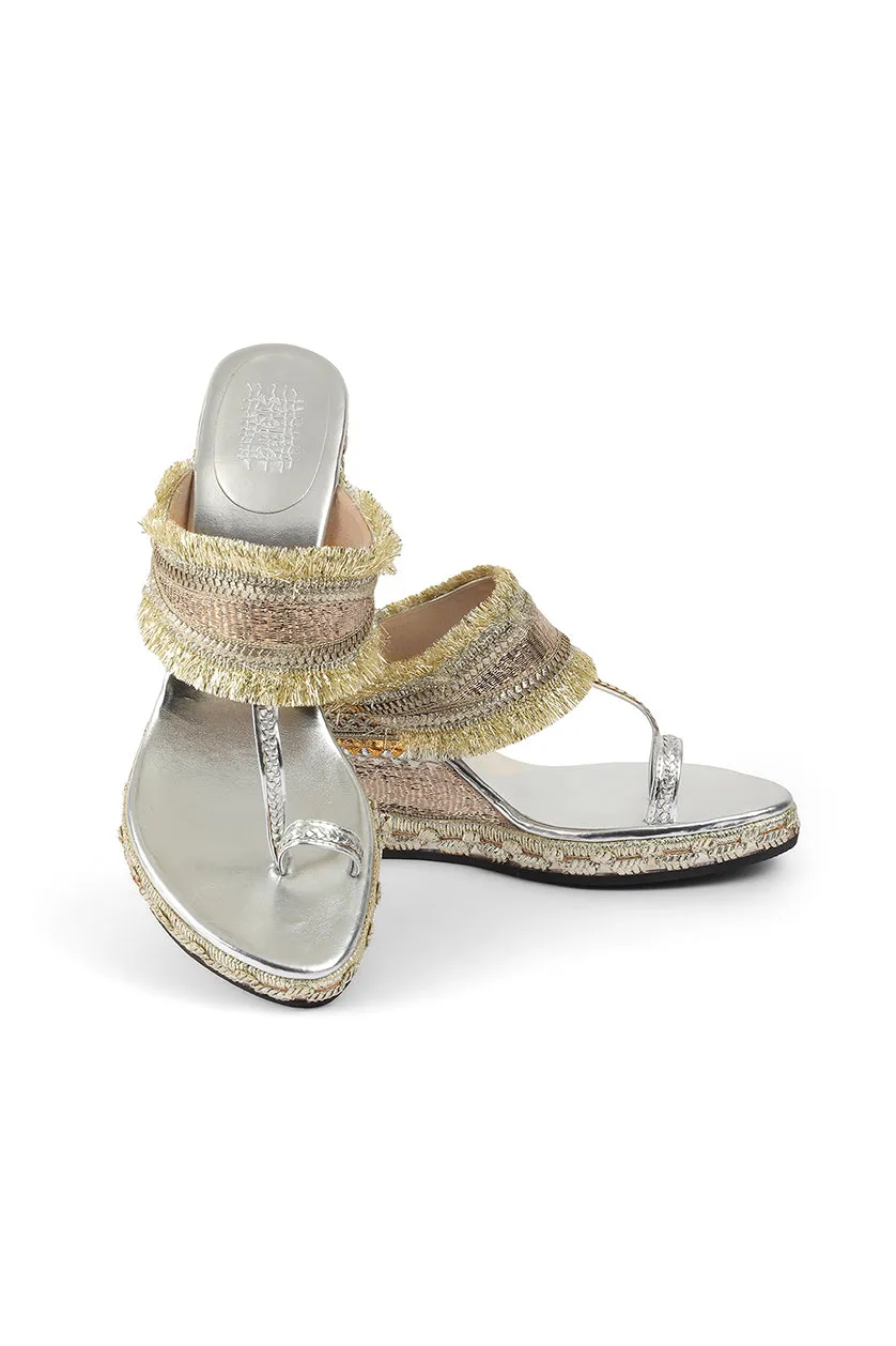 Gota Border High K Wedge Gold