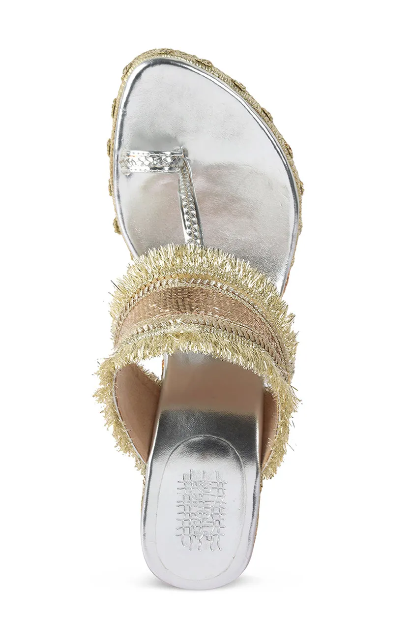 Gota Border High K Wedge Gold