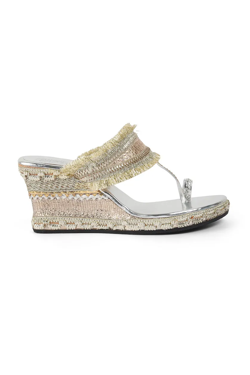 Gota Border High K Wedge Gold