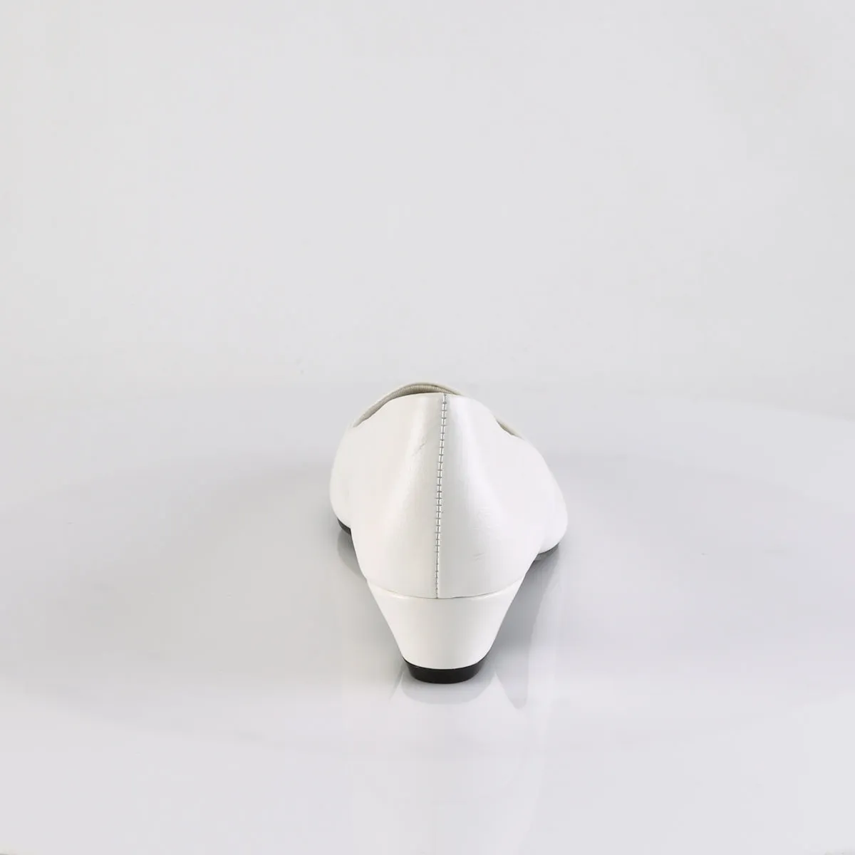 GWEN-01  White Faux Leather