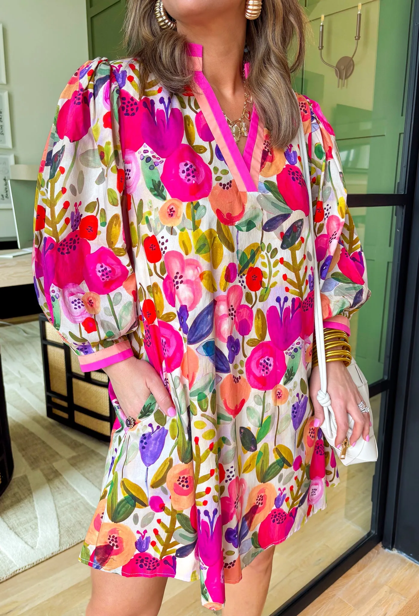 Happy Blooms Floral Dress
