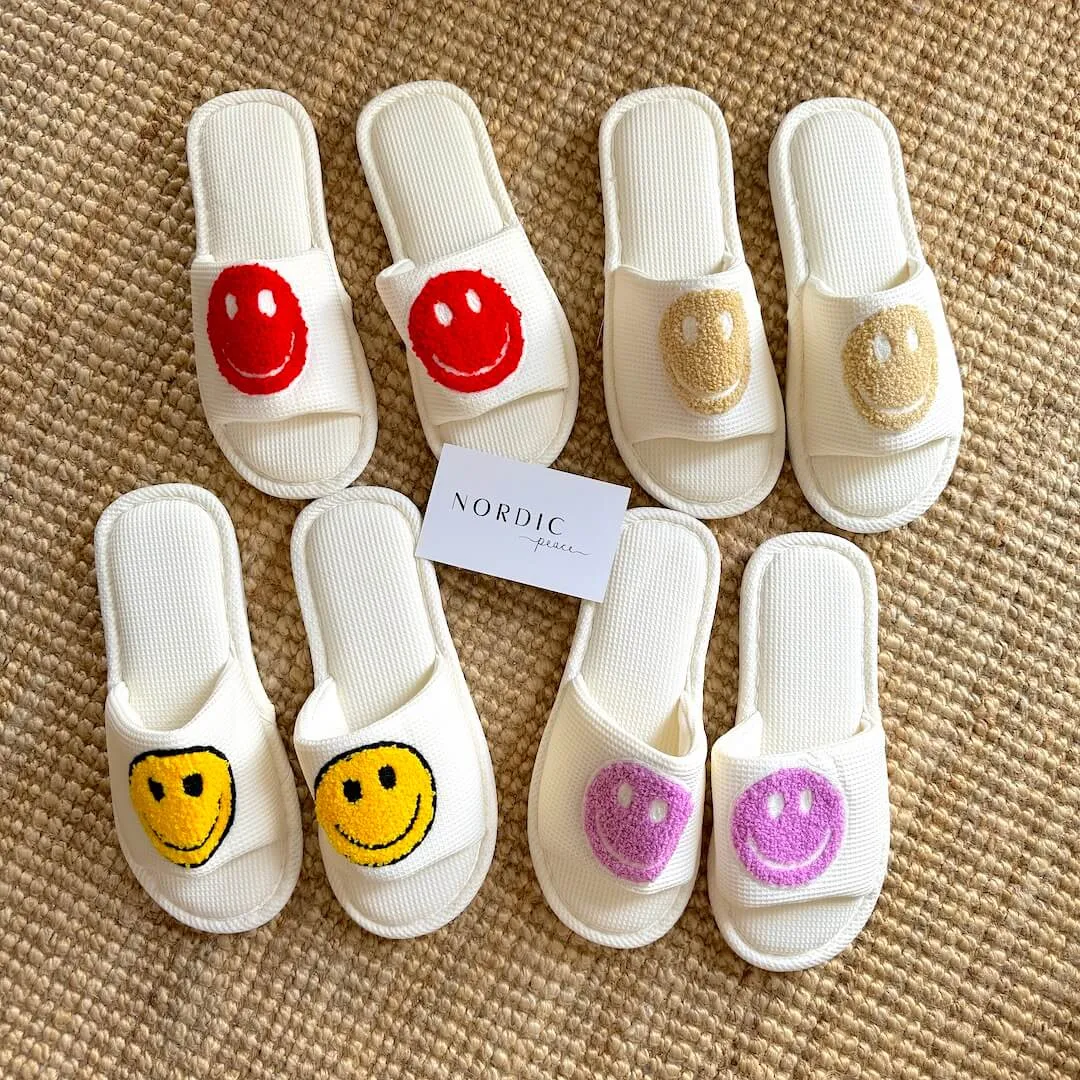 Happy Face Slides Sandals