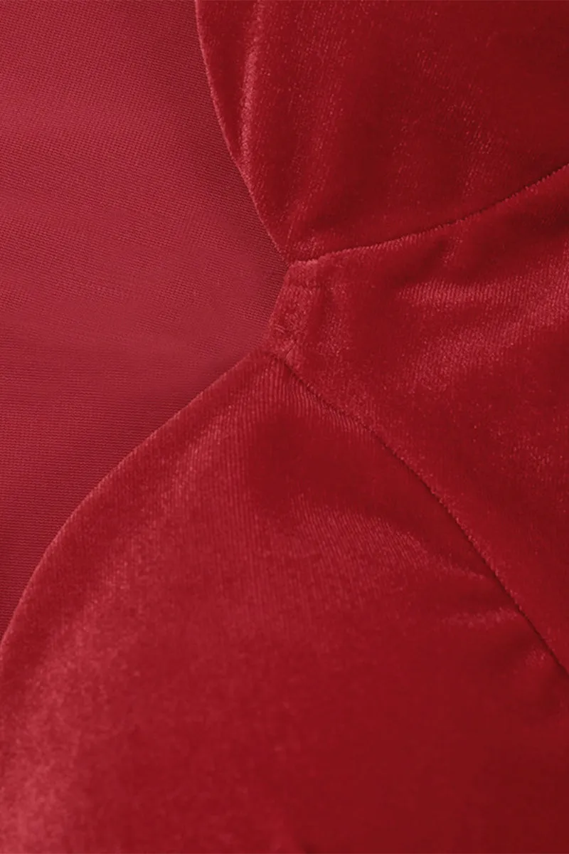 HBS1358 Scarlet Seduction Velvet Dress