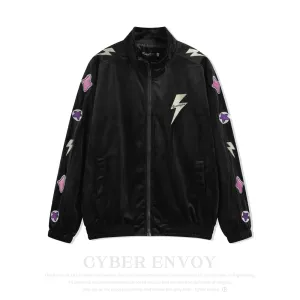 High Street Embroidered Velvet Jacket
