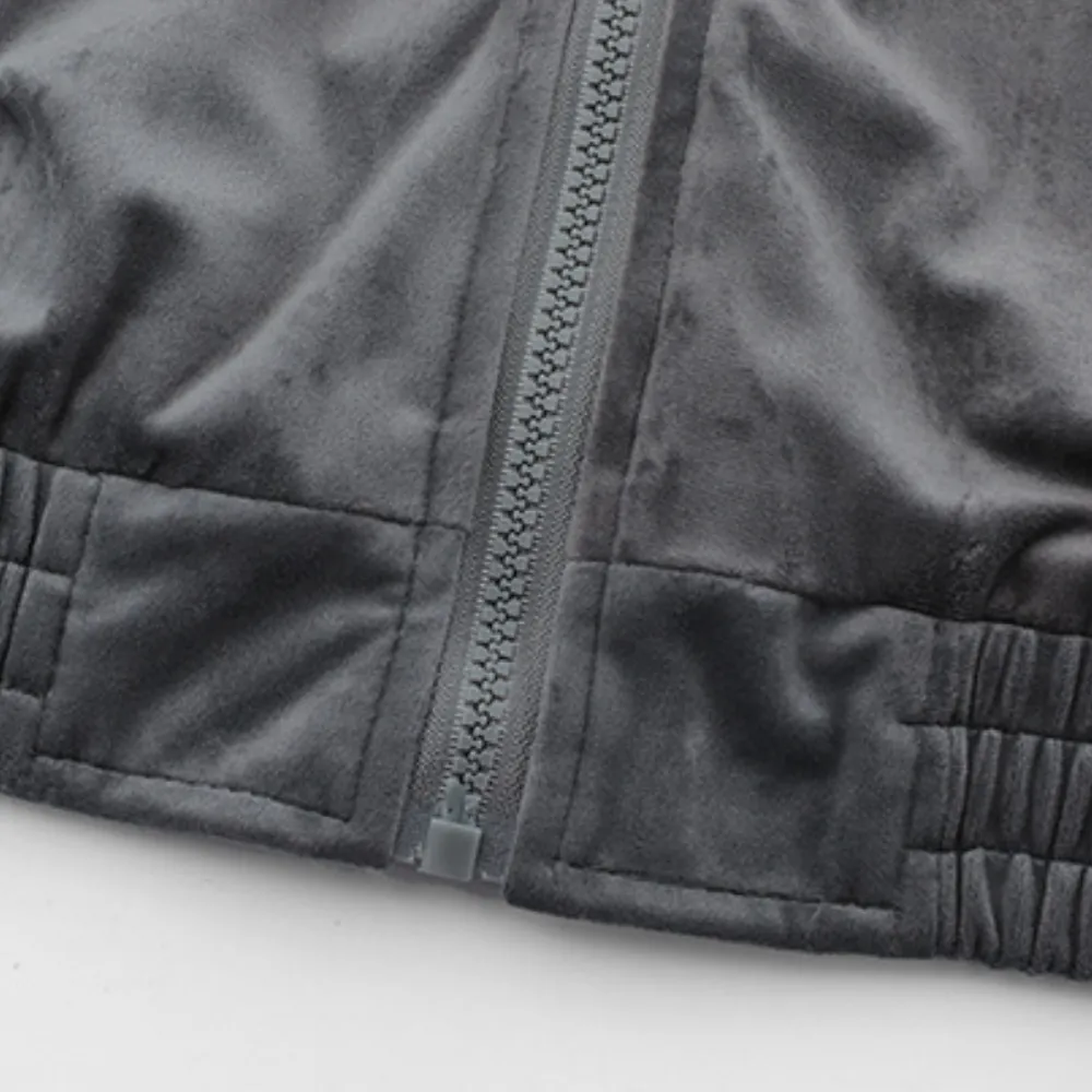 High Street Embroidered Velvet Jacket