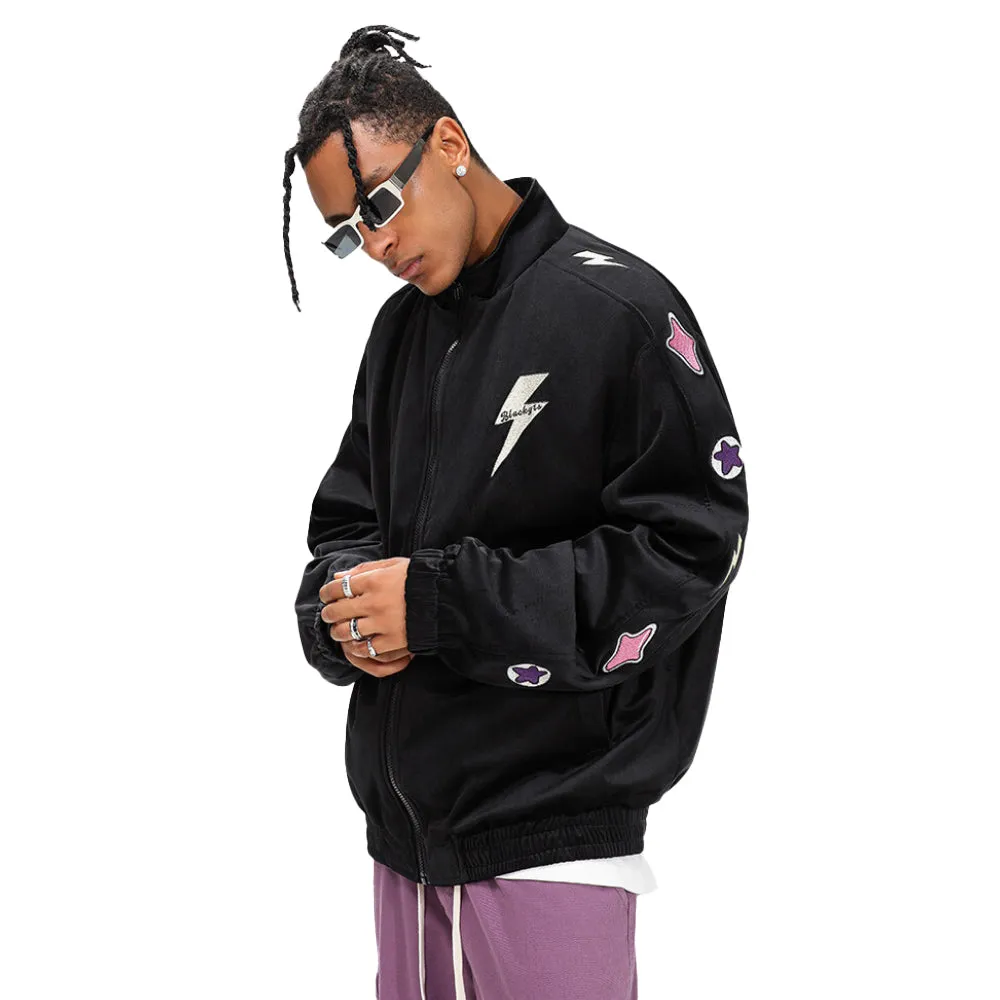 High Street Embroidered Velvet Jacket