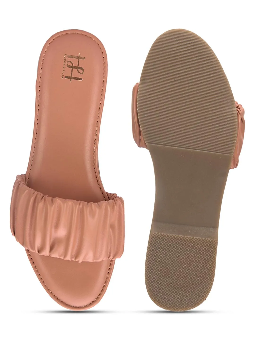 Hydes N Hues Women Pink Solid Slip-On Flats