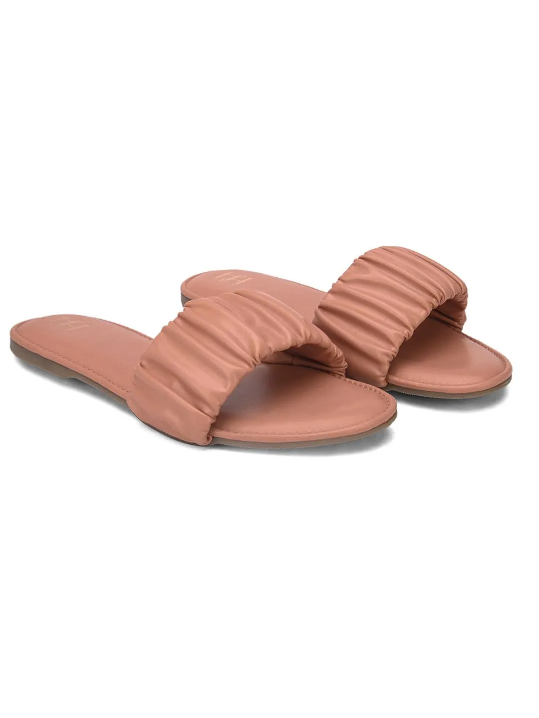 Hydes N Hues Women Pink Solid Slip-On Flats