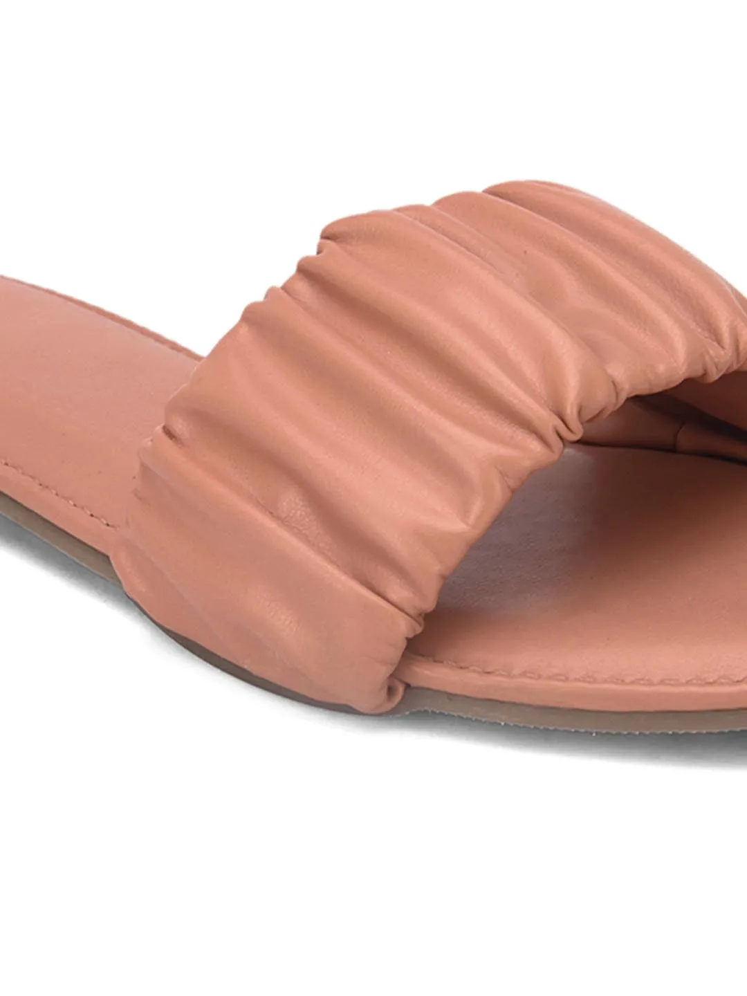 Hydes N Hues Women Pink Solid Slip-On Flats