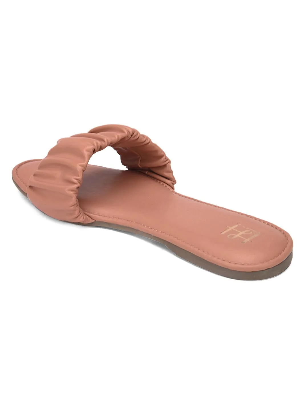 Hydes N Hues Women Pink Solid Slip-On Flats