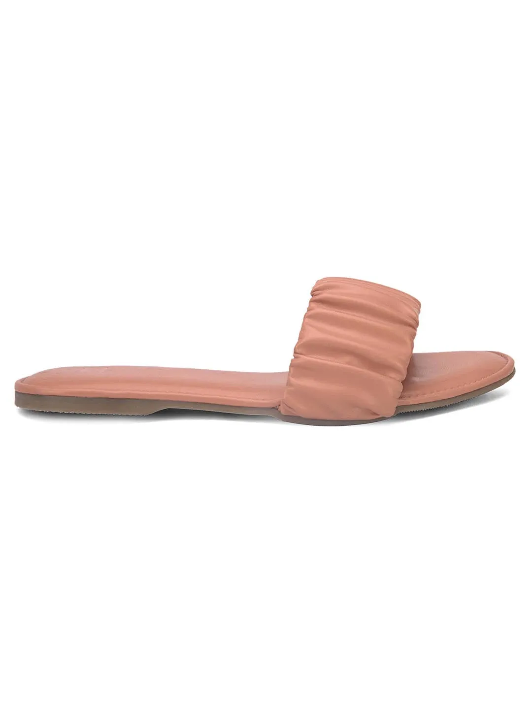 Hydes N Hues Women Pink Solid Slip-On Flats