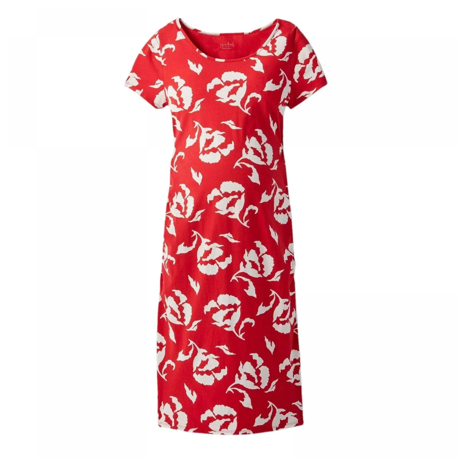 Isabel Maternity by Ingrid & Isabel Floral Print Short Sleeve T-Shirt Dress