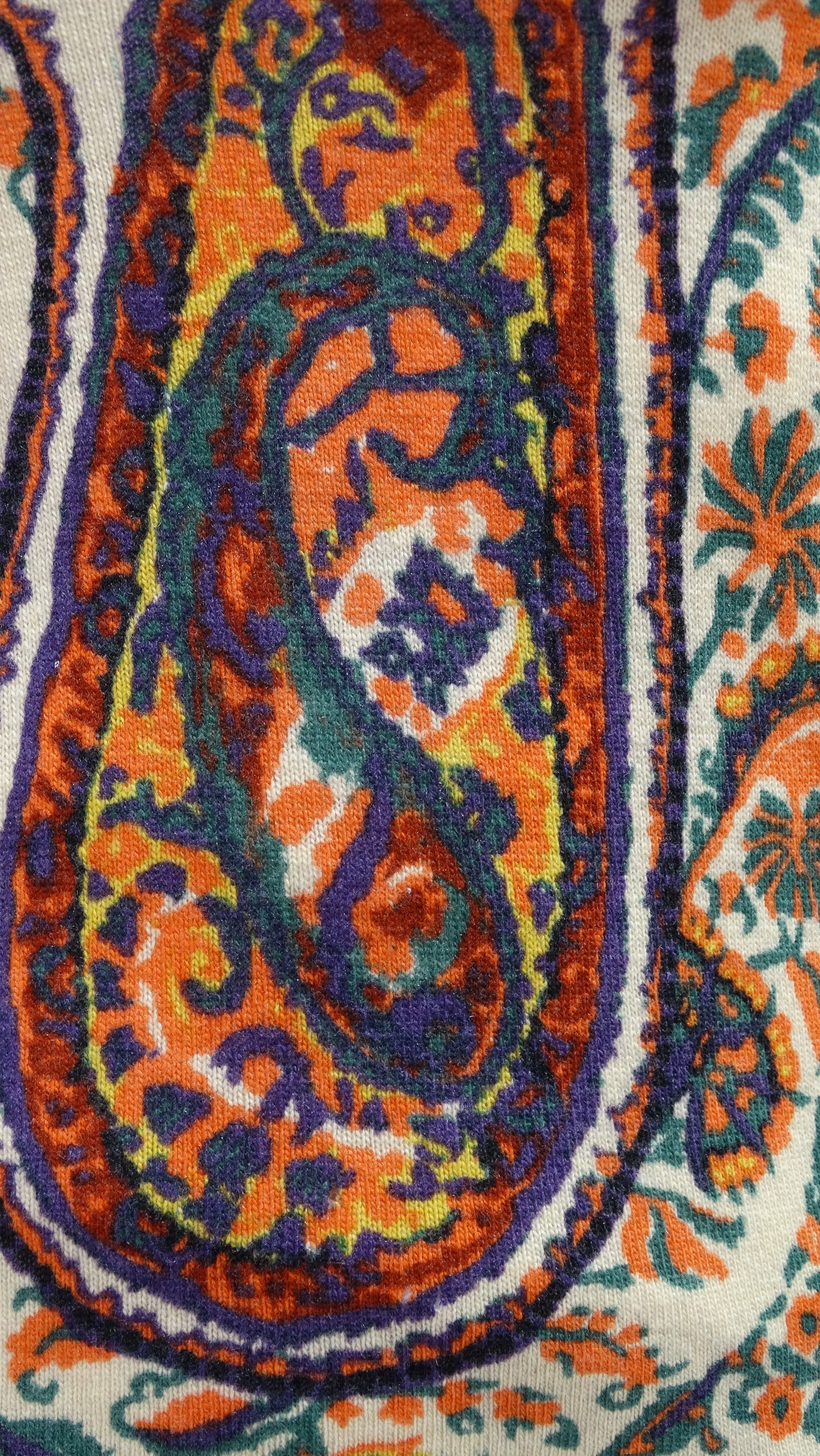 Jean Paul Gaultier Paisley Print Longsleeve