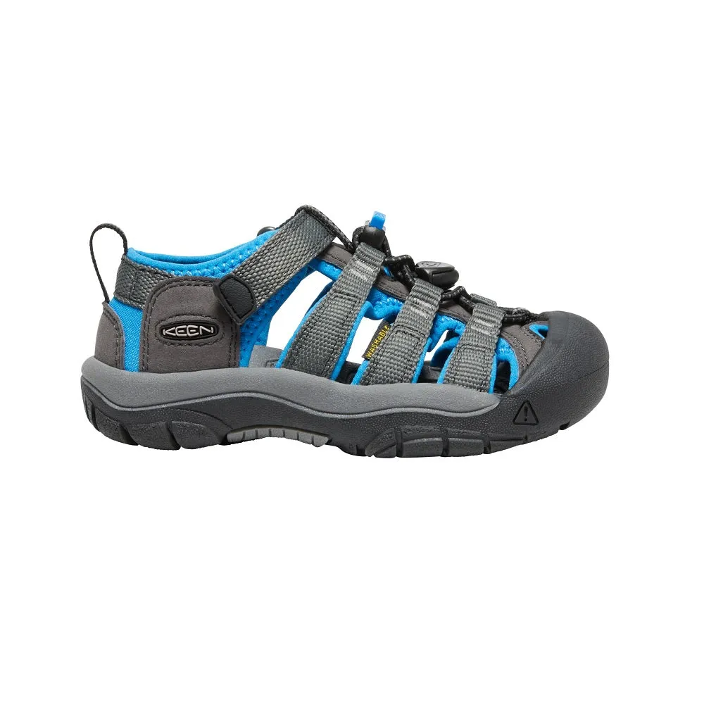 KEEN Little Kids' Newport H2 (Magnet/Brilliant Blue)