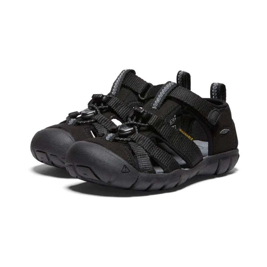 KEEN Little Kids' Seacamp II CNX (Black/Grey)