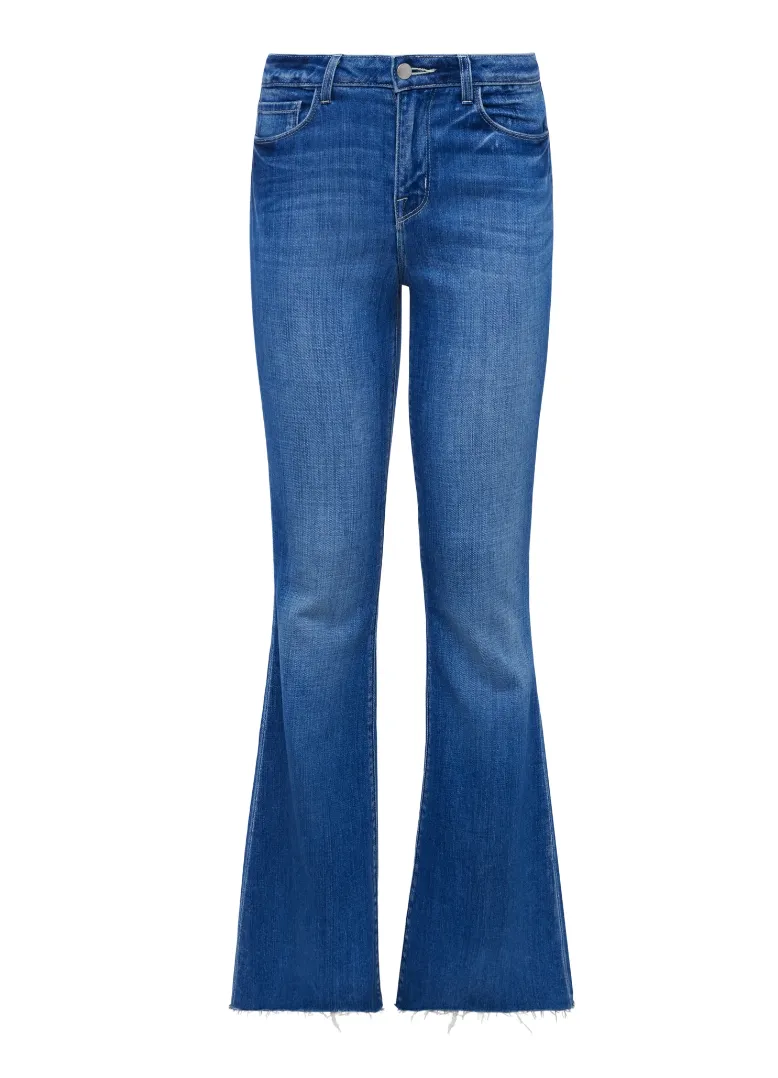 L'Agence - Sera Sneaker Flare Jean - Bordello