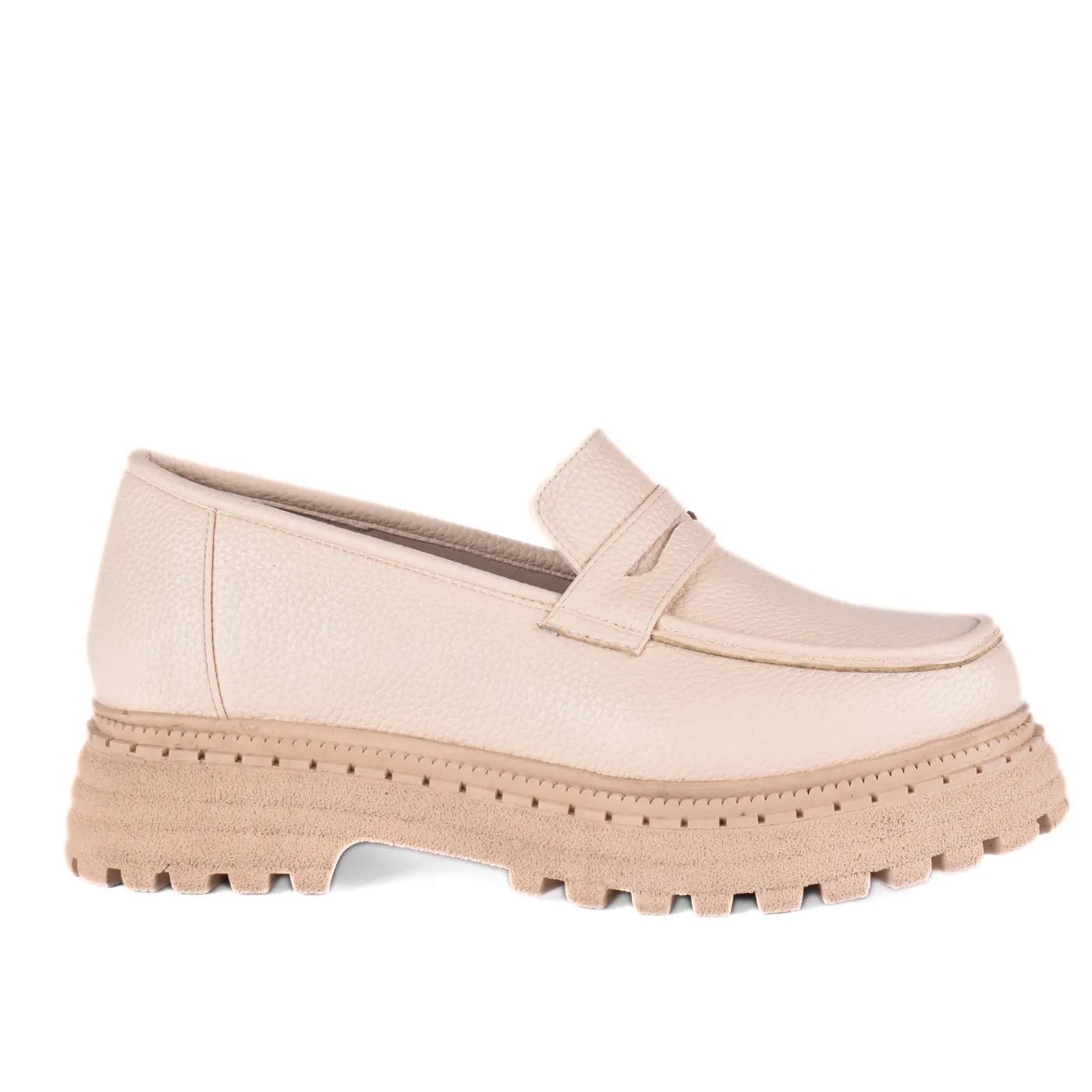 Leather Loafers Flats