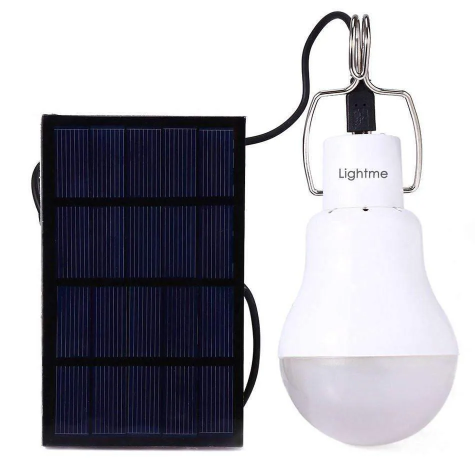 Led Bulb With Solar Energy - New Useful Energy Conservation For Home and Outdoor