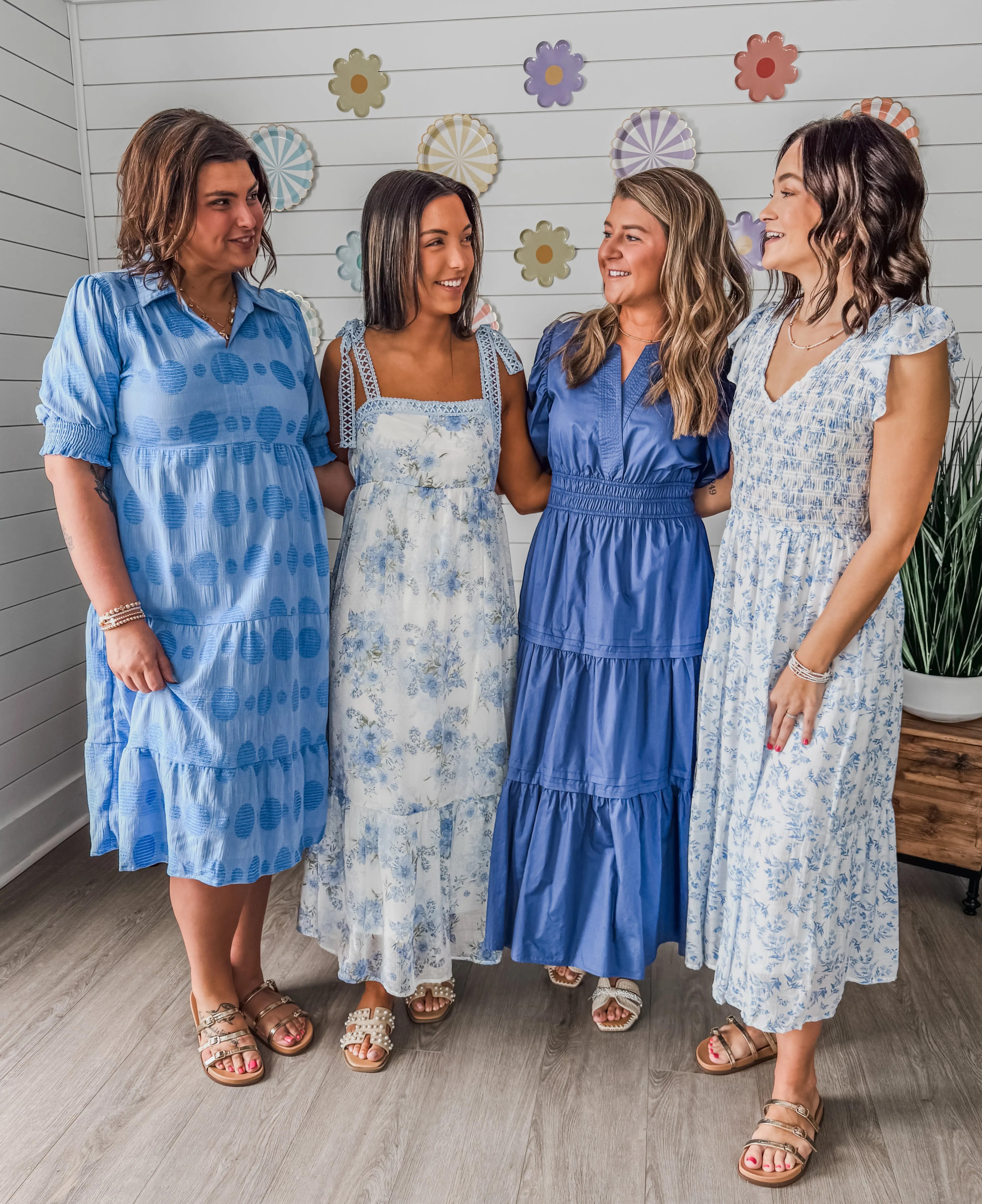 Lilies & Lace Maxi • Blue Floral