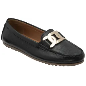 Lotus Martino Black Shoes