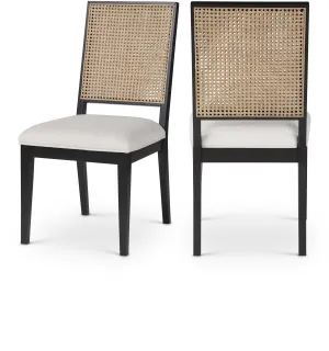 Lucid Black Velvet Dining Chair