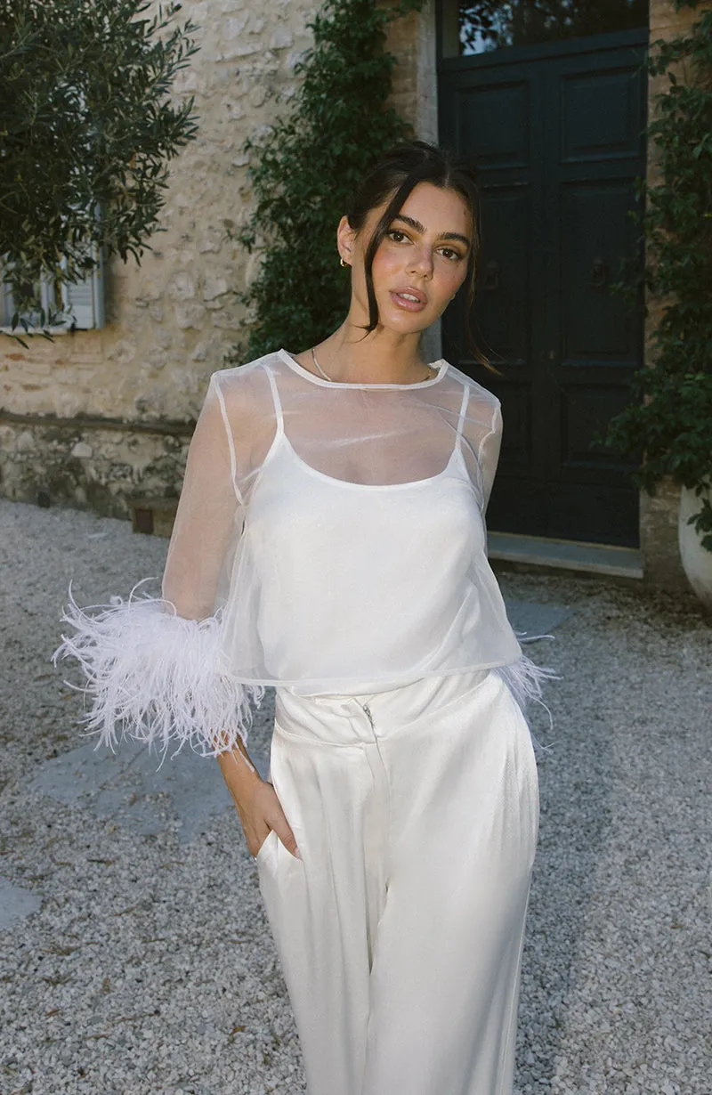 Lulu Bridal High Waisted Trouser