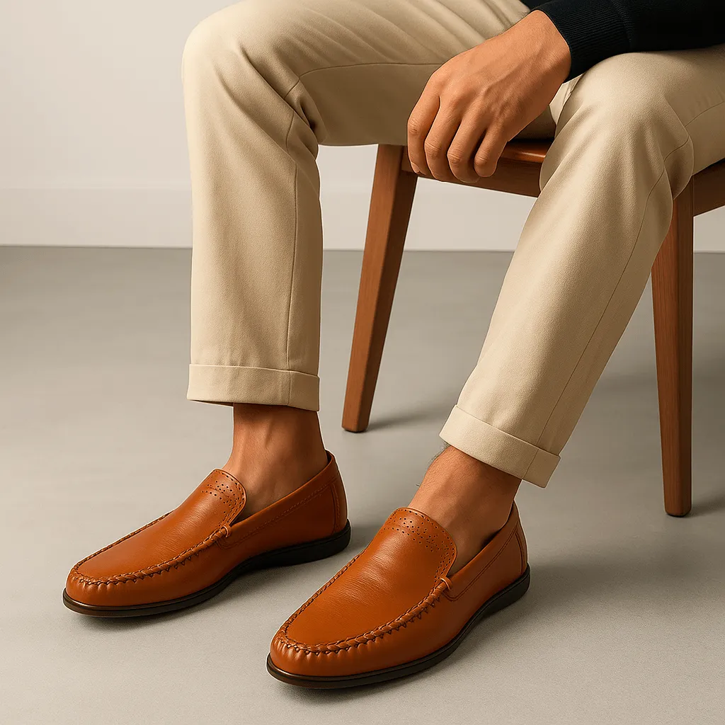 LumiNovi | The Formal Leather Loafers