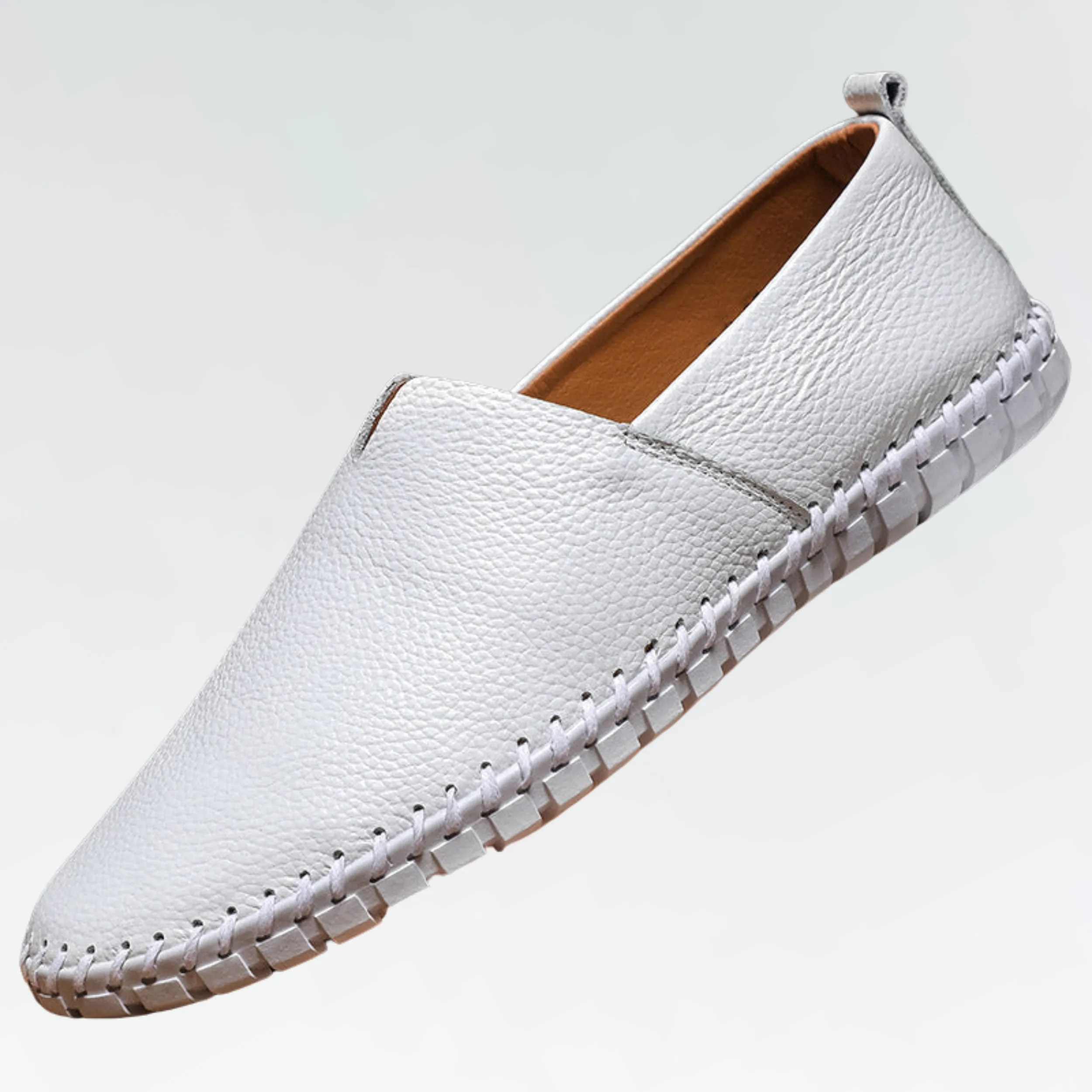 LuxeStride™ | Men's Genuine Leather Slip-On Loafers | Comfortable, Durable, and Stylish Design