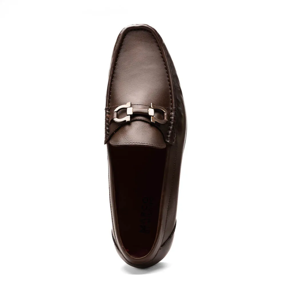 Marco Di Milano Cassarano Brown Men's Calfskin Leather Loafers