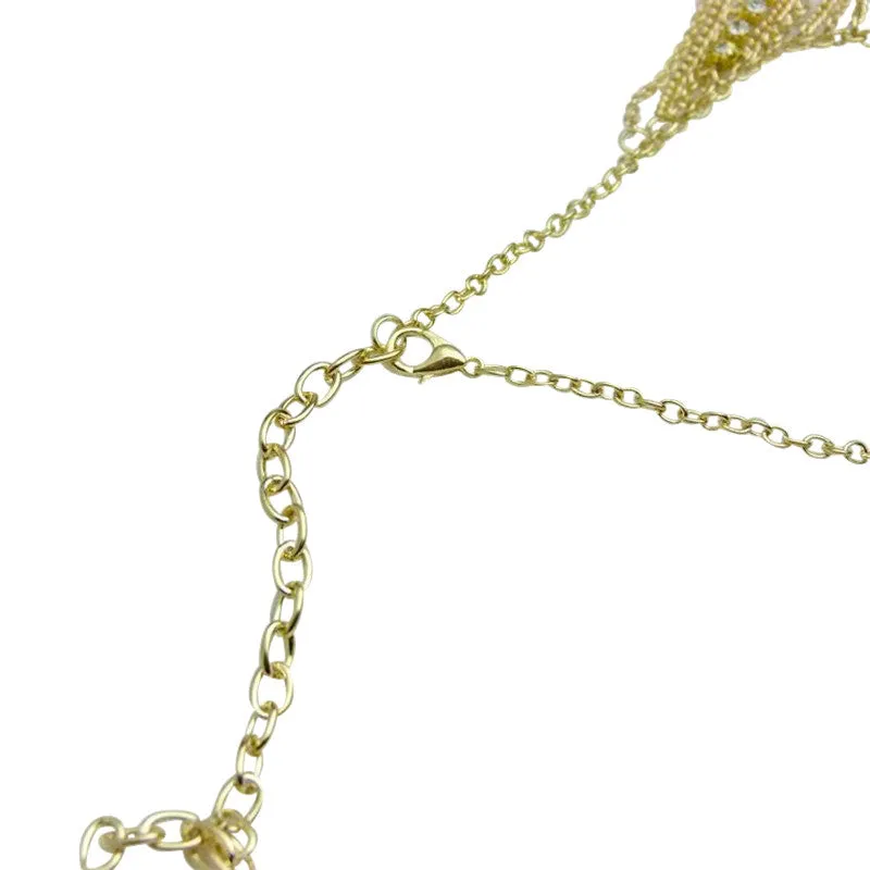 Metal Tassel Diamond Chain
