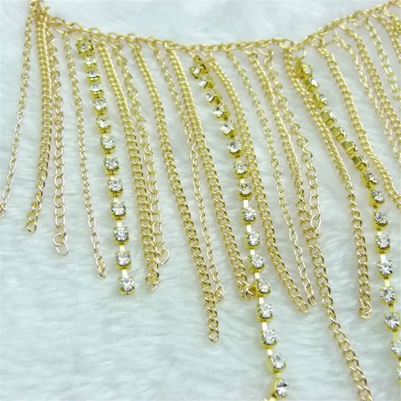 Metal Tassel Diamond Chain