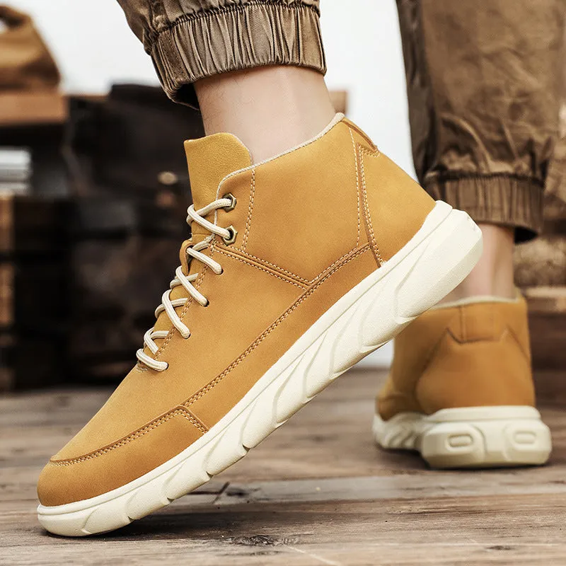 Mid-top Outdoor Wear-resistant Plus Size Worker Boot