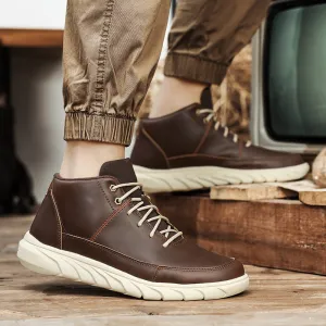Mid-top Outdoor Wear-resistant Plus Size Worker Boot