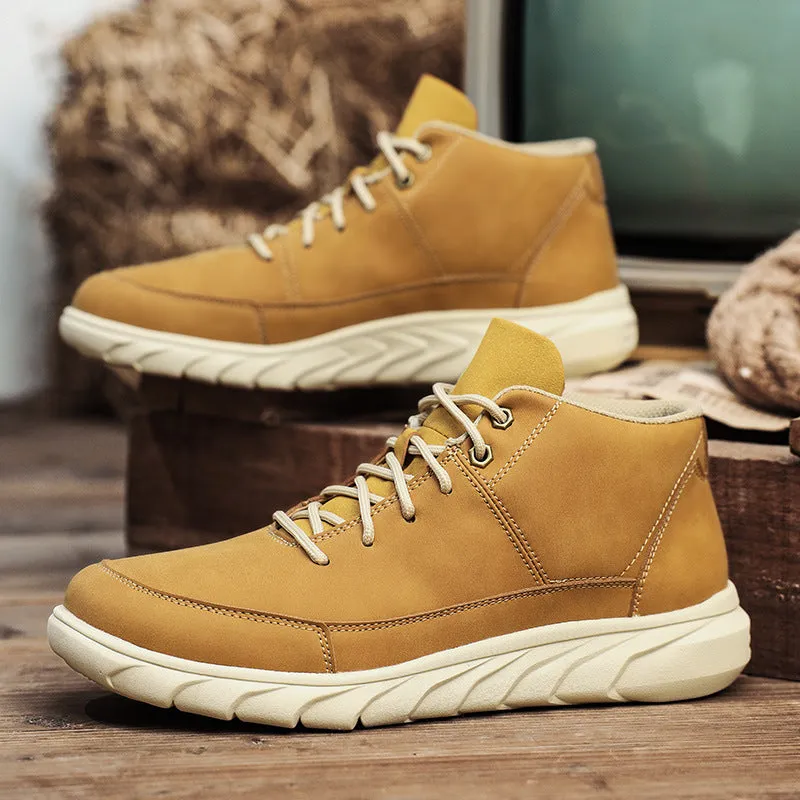 Mid-top Outdoor Wear-resistant Plus Size Worker Boot