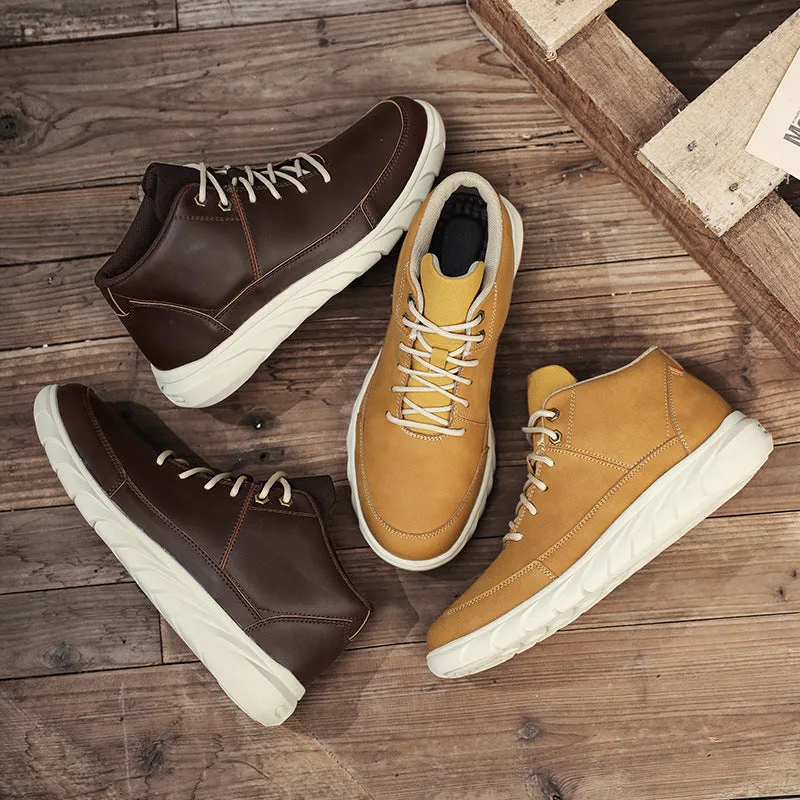 Mid-top Outdoor Wear-resistant Plus Size Worker Boot