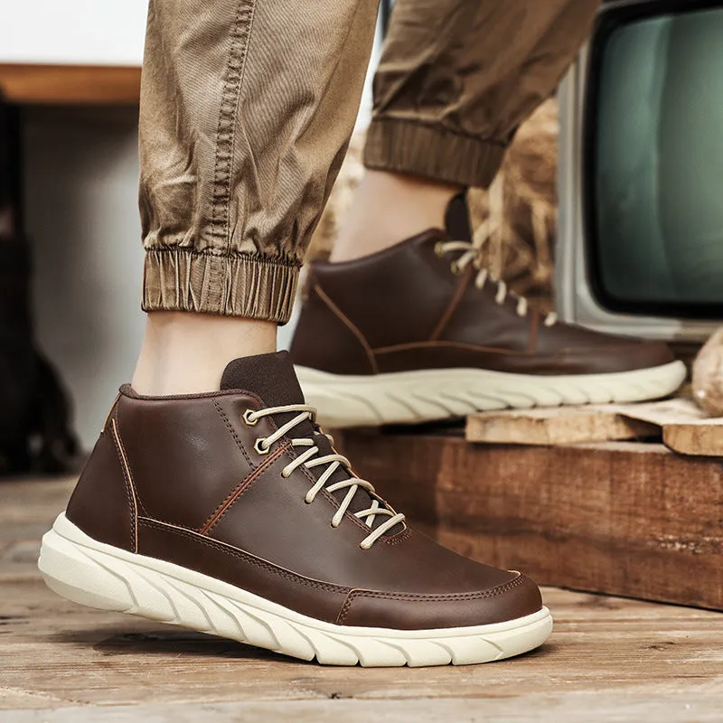 Mid-top Outdoor Wear-resistant Plus Size Worker Boot
