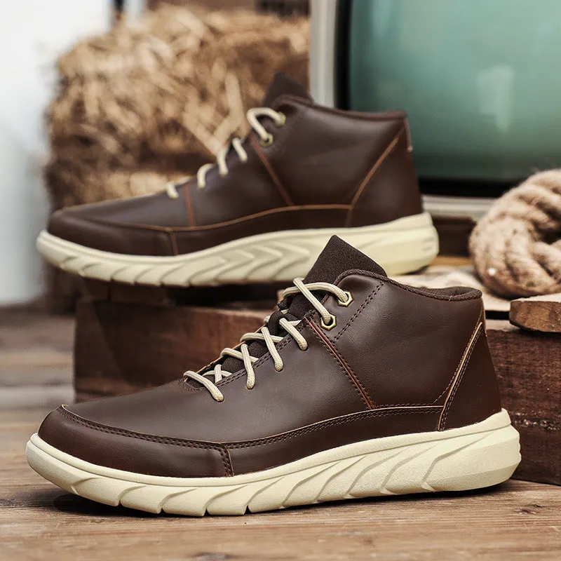 Mid-top Outdoor Wear-resistant Plus Size Worker Boot