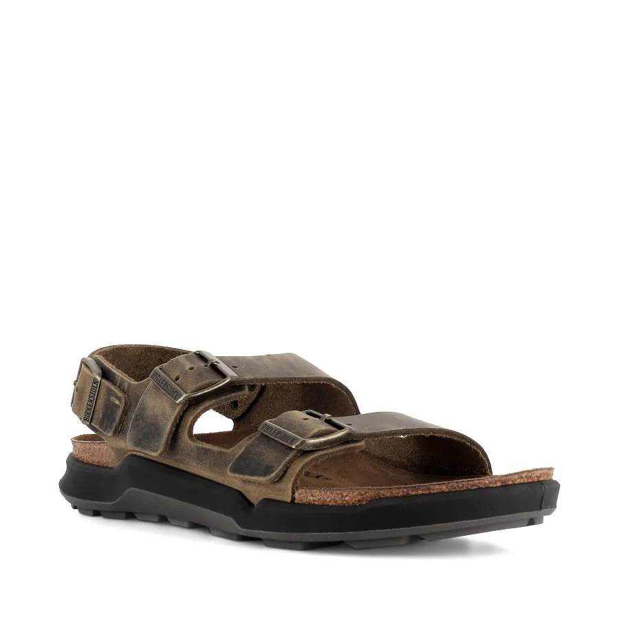 MILANO CROSS TOWN - FADED KHAKI WAXY LEATHER