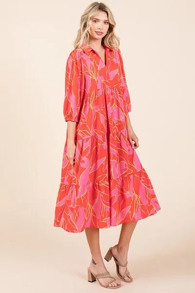 Mittoshop Tropical Paradise Midi Dress