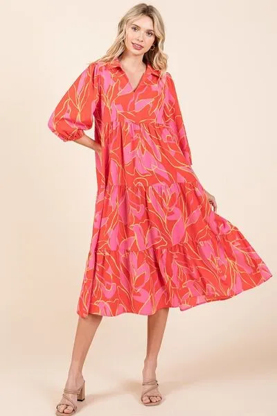 Mittoshop Tropical Paradise Midi Dress